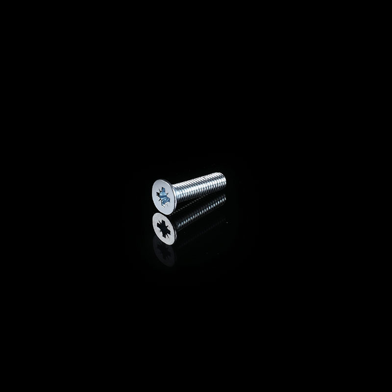 Din965 Cross Recessed Raised Flat Head Machine Screws ，Grade 4.8 ， Zinc Plated M2 M3 M4 M5 M6 M8 M10 M12